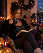 Halloween Custom Ceramic Mug 11oz - Personalized Best Friend Birthday Gifts For Women, Besties, Sisters, BFF - Witch Vibes Only This Halloween