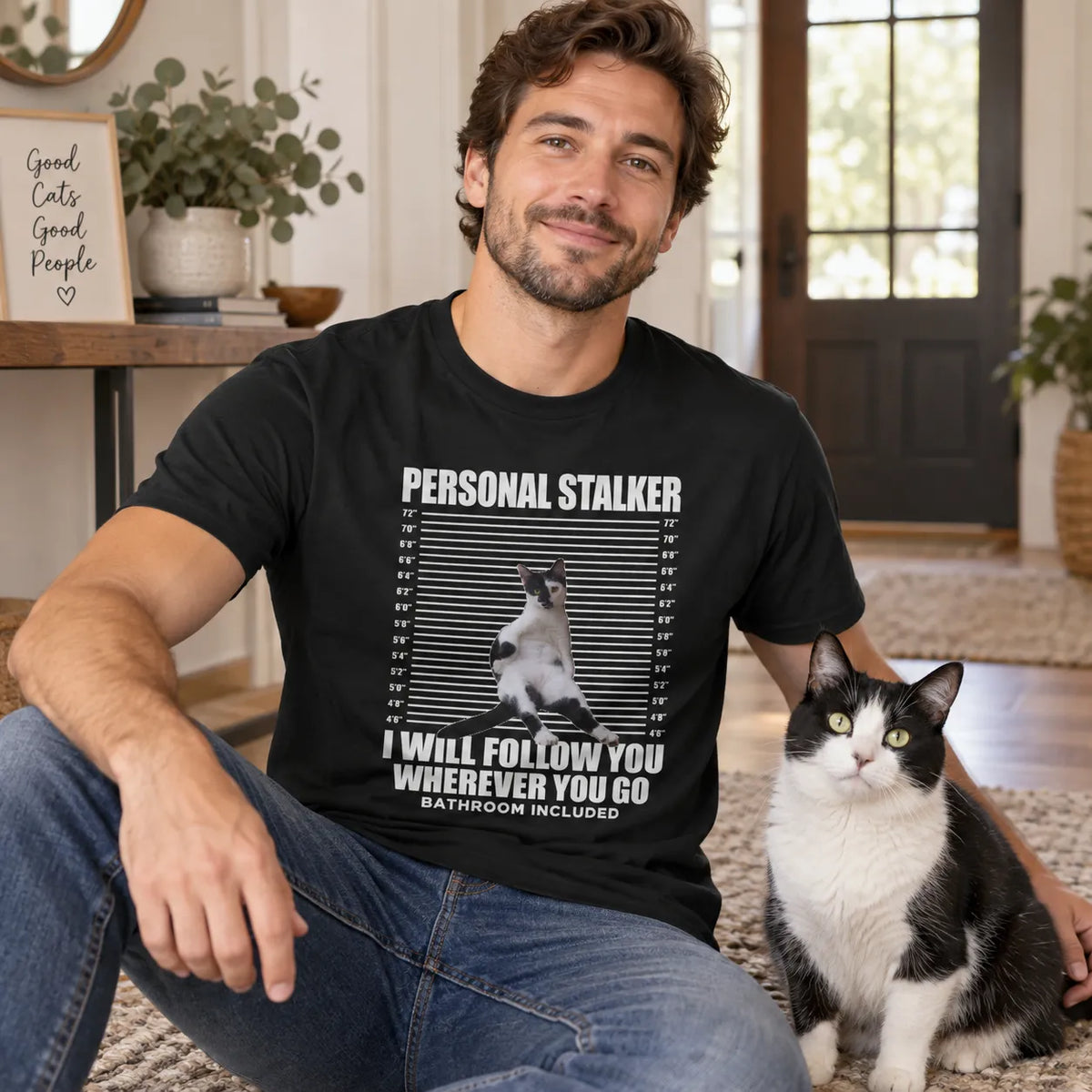 Custom Pet Shirt – Personal Stalker T-Shirt, Personalized Pet Photo Tee, Funny Gift for Pet Lovers