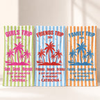 Hot Summer Girls Trip, Personalized Beach Towel