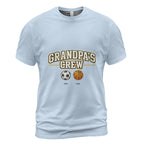 Grandpa's Crew Grandma's Crew Custom T-Shirt - Personalized Grandparent Family Tee