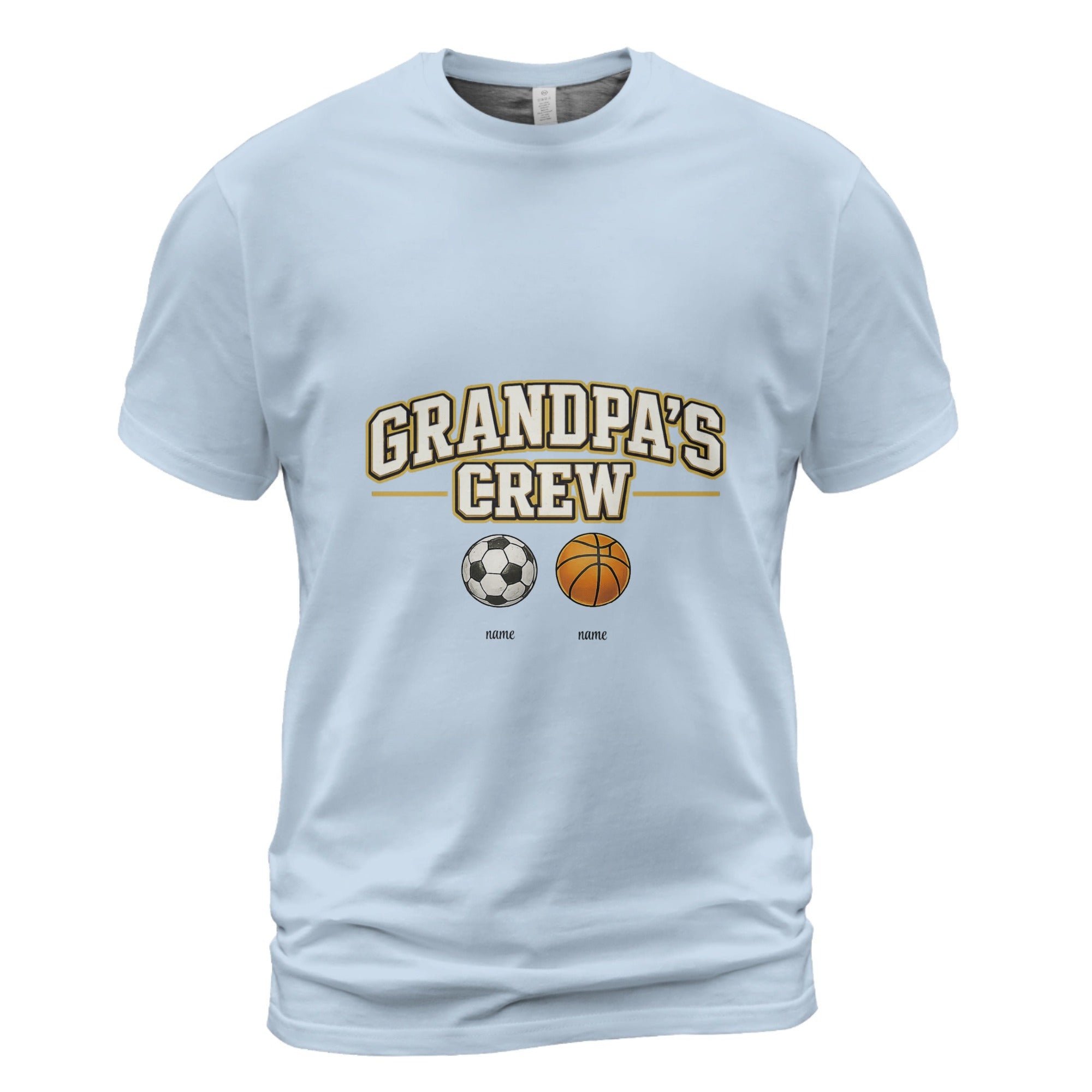 Grandpa's Crew Grandma's Crew Custom T-Shirt - Personalized Grandparent Family Tee
