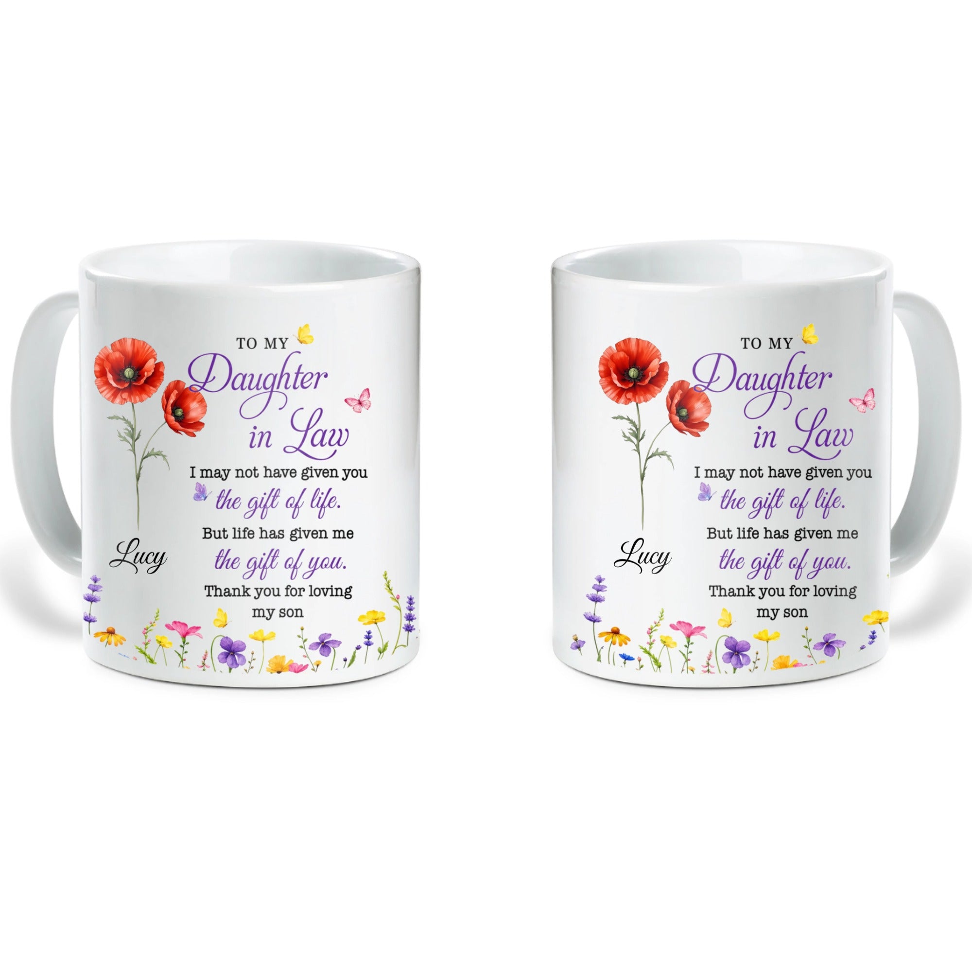 To My Daughter In Law Gift, Coffee Mug, Gift For Daughter-in-law Lovers