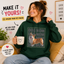 Custom Pet Photo Hoodie, Personalized Dog Mom Dog Dad Hoodie with Pet Name, Custom Dog Cat Sweatshirt, Pet Lover Gift