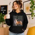 Custom Pet Photo Hoodie, Personalized Dog Mom Dog Dad Hoodie with Pet Name, Custom Dog Cat Sweatshirt, Pet Lover Gift