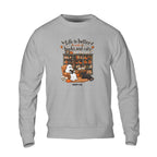 Halloween Life is Better with Books and Cats Unisex Sweatshirt