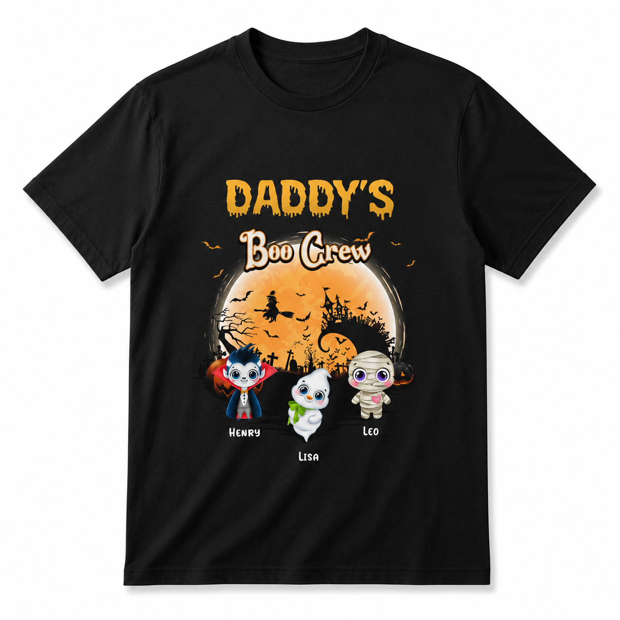 Family Boo Crew Personalized Halloween Shirt
