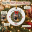 Personalized Pet Christmas Ornament – Custom Dog & Cat Photo Ceramic Ornament