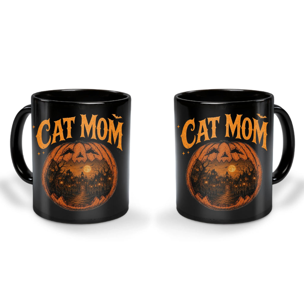 Pumpkin Cats - Personalized Mug - Halloween Gift For Cat Lovers