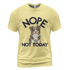 Dog Father, Boxer Moms, Custom Photo Dog Unisex T-shirt- Not Today Personalized Pet Lovers