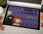 Beware of Little Meownsters Personalized Cat Doormat