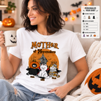 Mother of Meowsters Personalized Halloween Cat Shirt