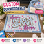Personalized Dorm Sweet Dorm Doormat – Custom College Dorm Room Welcome Mat with Name
