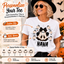 Personalized Grandma Ghost Halloween T-Shirt with Kids Names | Custom Family Halloween Shirt for Grandma