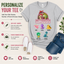 Personalized Motherhood Is A Walk In The Park Dinosaur T-Shirt | Custom Kids Names Mom Shirt | Funny Mother's Day Gift Tee