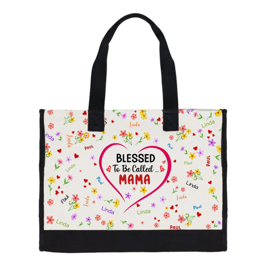 Personalized Blessed To Be Called Tote Bag – Custom Name Premium Tote Bag
