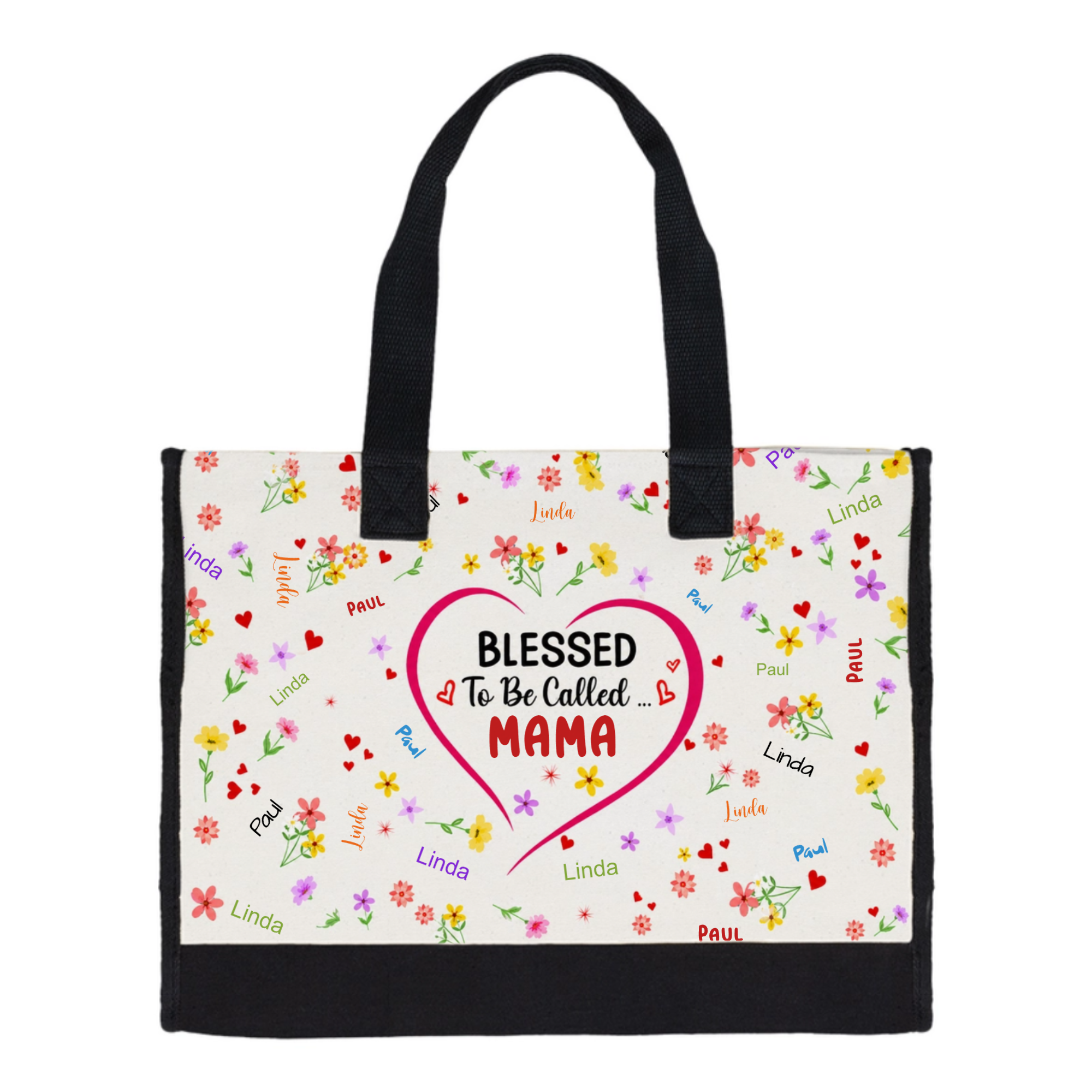 Personalized Blessed To Be Called Tote Bag – Custom Name Premium Tote Bag