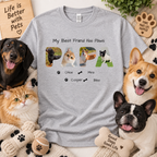 Personalized Pet Photo T-Shirt – Custom Dog Cat Photo & Pet Names Shirt, Custom Quote Pet Dad Tee, Pet Lover Gift