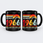 Personalized Birthday Mug, Vintage Coffee Mug for 40th 50th 60th 70th Birthday Gift, Custom Birth Year & Month