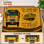 Personalized School Bus Doormat – Custom Name Welcome Mat, Funny Back to School Entry Rug, Personalized Front Door Mat, School-Themed Home Decor Gift