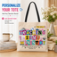 Personalized Teaching Is My Ministry Tote Bag – Custom Teacher Gift with Bible Verse, Christian Canvas Shoulder Bag for Women