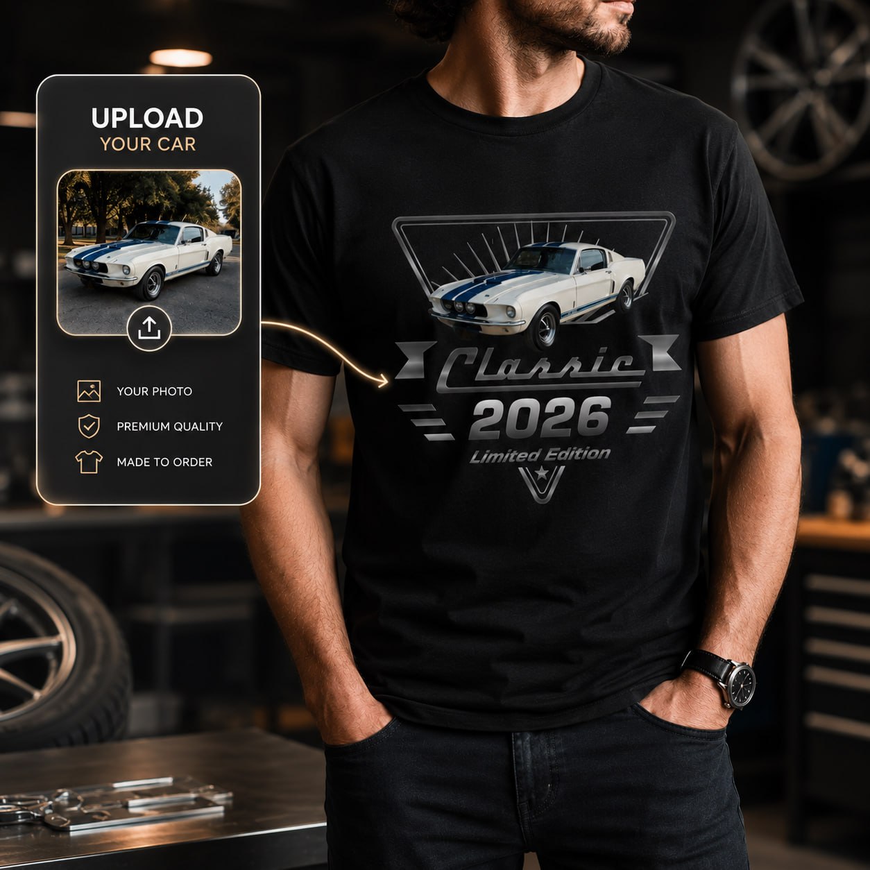 Custom Your Car Limited Edition - Personalized T Shirt