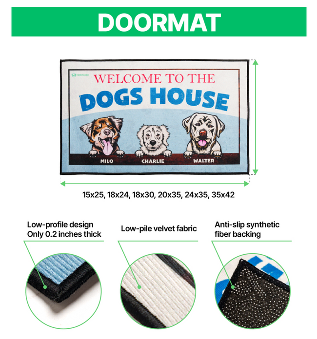 Custom Poolside Shaped Doormat - Personalized Summer Vacation And Travel Gifts For Mom, Dad, Brother, Sister, Kids - Endless Summer Main Image